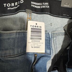 Torrid Premium Stretch Flare Jeans in Light Blue
